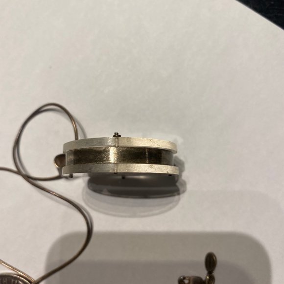 Unique garnet and silver necklace - Picture 5 of 5